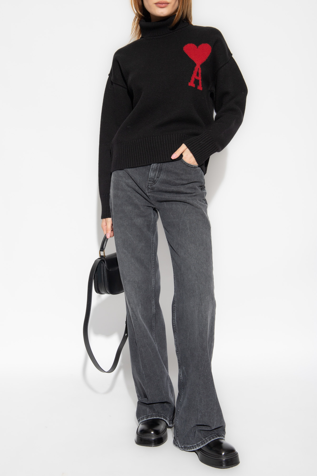 Ami Alexandre Mattiussi Wool turtleneck sweater | Women's